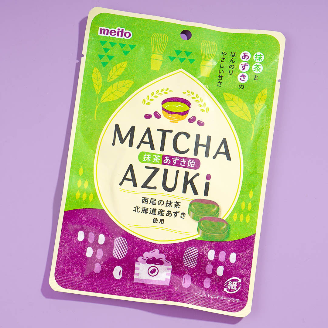 Meito Matcha Red Bean Candy