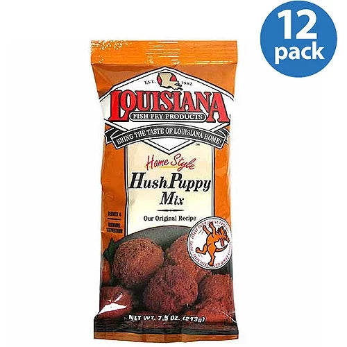 Louisiana Fish Fry – Hushpuppy Original Mix, 7.5 Oz – Pack of 12