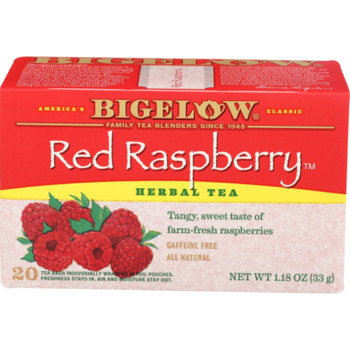 Bigelow – Red Raspberry Tea, 20 Bags, 1.18 oz | Pack of 6