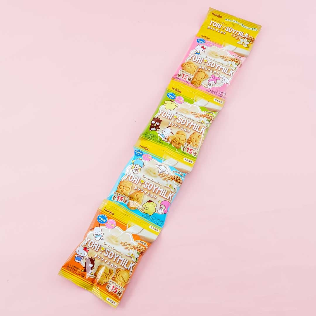 Sanrio Characters Yori Soymilk Cookies – 4 pcs