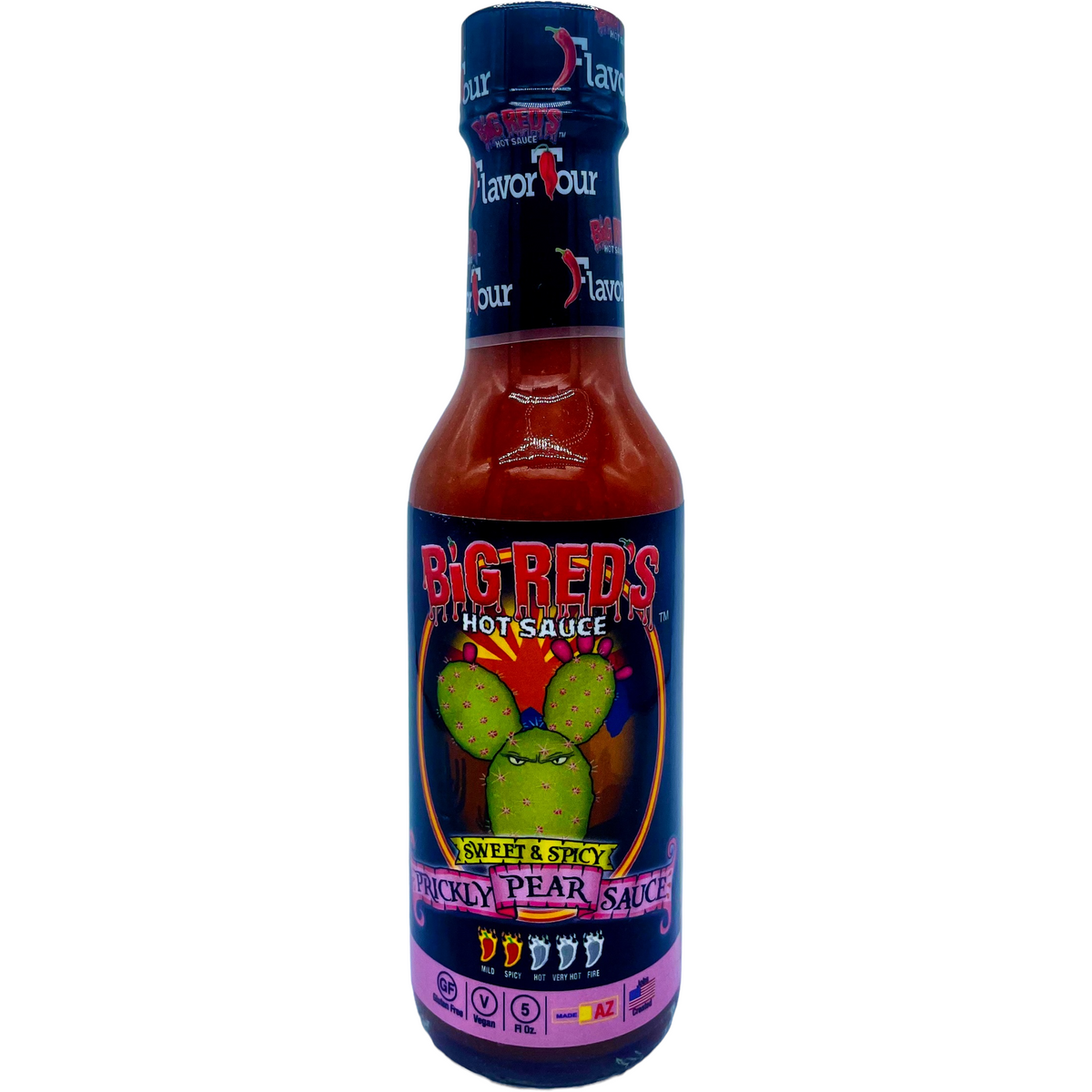 Big Red’s Sweet and Spicy Prickly Pear Hot Sauce