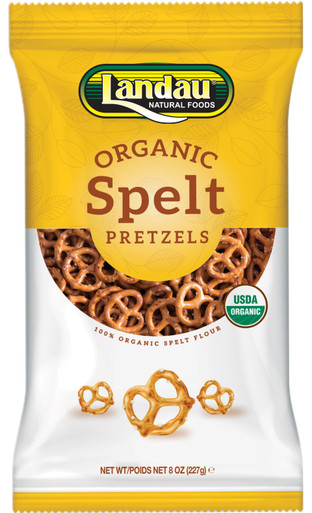 Landau Organic Spelt Pretzels Salted, 8 oz.
