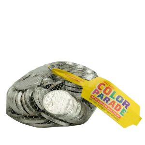 Silver Chocolate Foil Coins