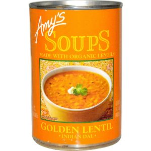 Amy’s – Organic Soup Golden Lentil, 14.4 Fl Oz | Pack Of 12