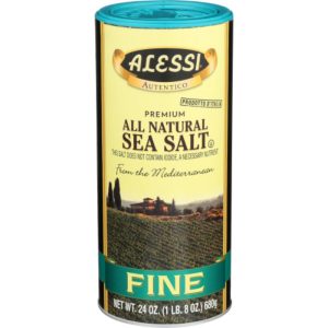 Alessi – Fine Sea Salt, 24 Oz – Pack of 6