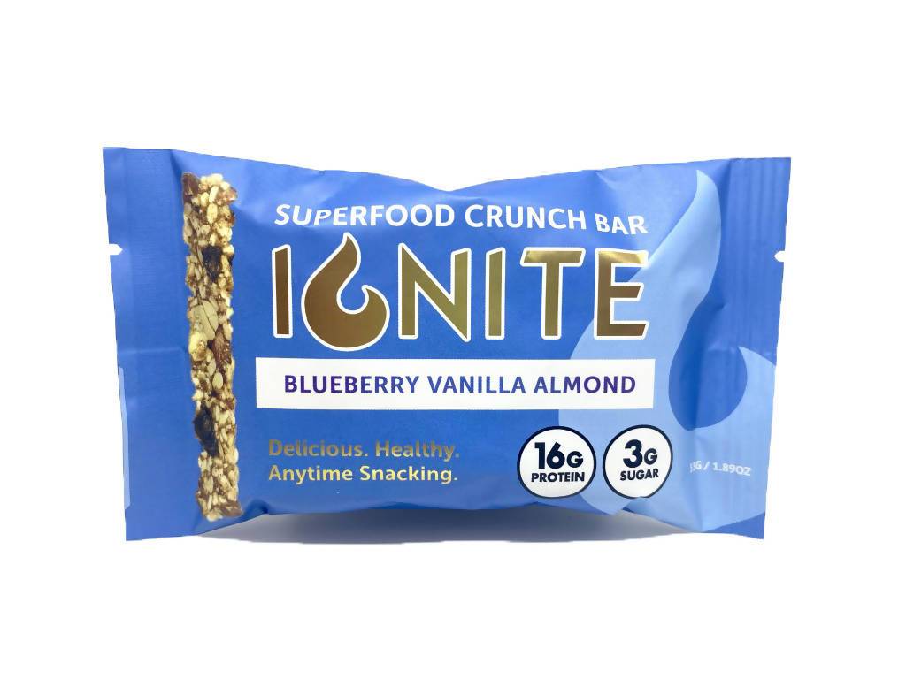 Ignite Superfood Bar Blueberry Vanilla Almond – 12 Bars x 1.89oz