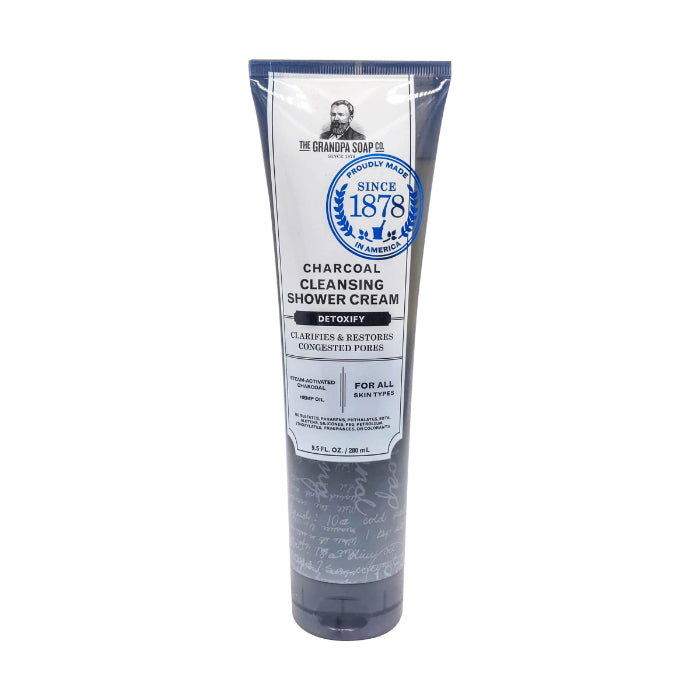 The Grandpa Soap Co. – Charcoal Cleansing Shower Cream, 9.5 fl oz