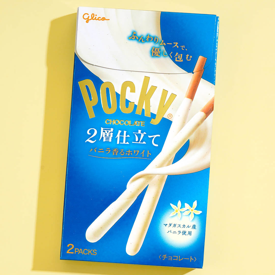 Pocky Double Layer Biscuit Sticks – Vanilla White Chocolate