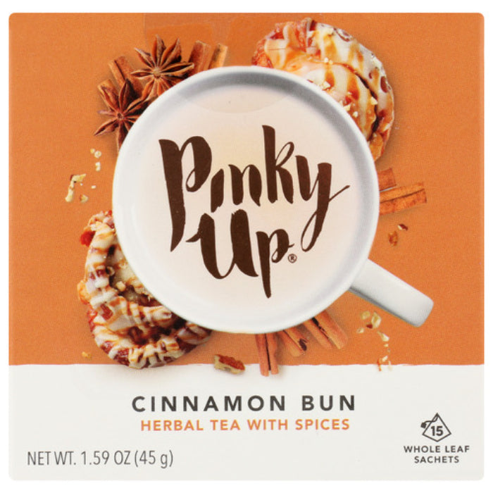 Pinky Up Tea Sachet Cinnamon Bun 1.59 OZ – Pack of 6