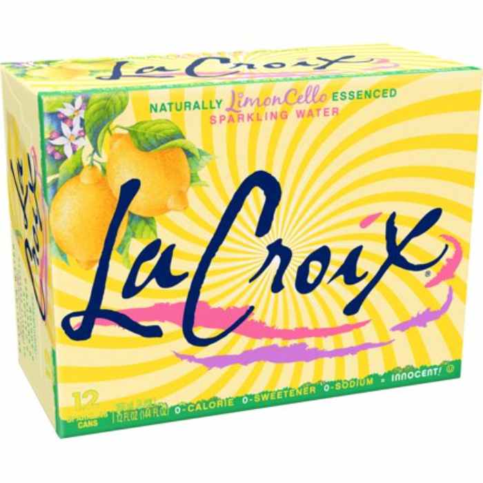 La Croix – Sparkling Limoncello Water, 144 Fl Oz | Pack of 2