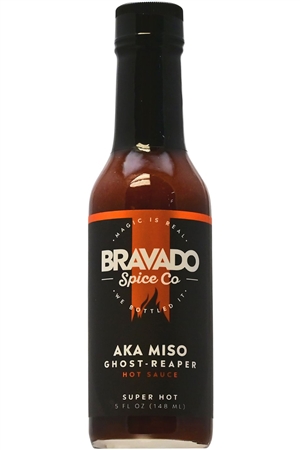 Bravado Spice Co. Aka Miso Ghost Reaper Hot Sauce, 5oz.