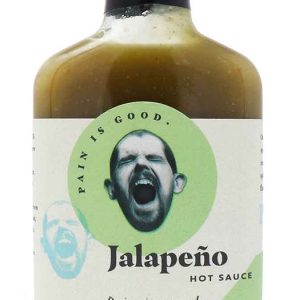 Most Wanted Pain is Good Jalapeno Hot Sauce, 7oz.