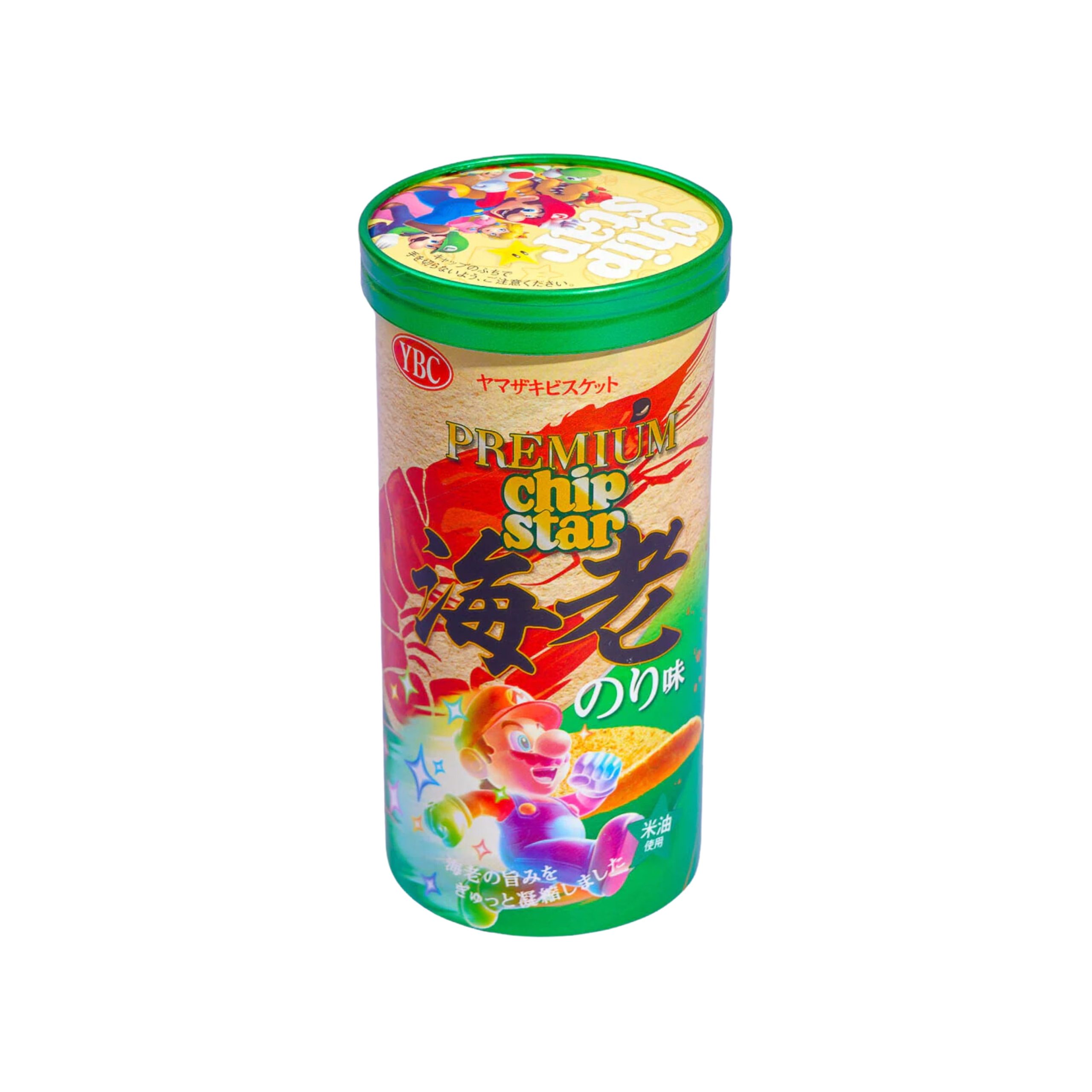 YBC Premium Chip Star Shrimp Nori – Super Mario Edition (1.58oz)(Japan)