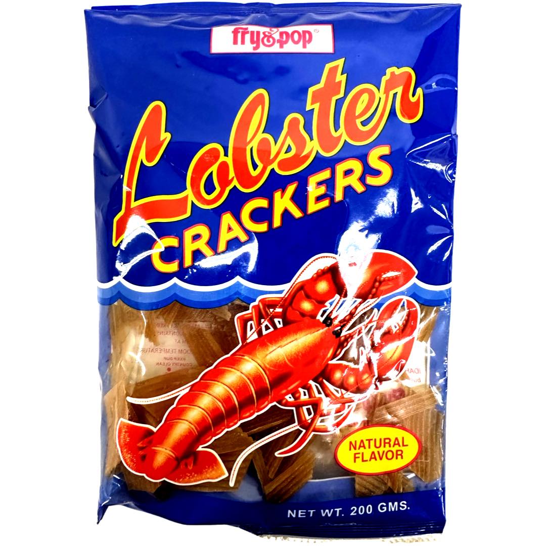 Fry Pop – Lobster Crackers – Natural Flavors – Uncooked, Just Fry in Hot Oil – 200 G
