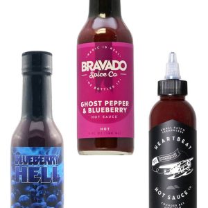 Best of Blueberry Hot Sauces Gift Set, 2/5oz, 1/6oz.
