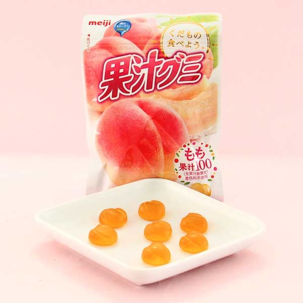 Meiji Kajyu Fruit Gummies – Peach