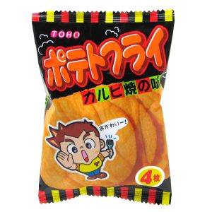 Toho “Potato Frai”, Fried Potato Snack, BBQ Sauce, 11g
