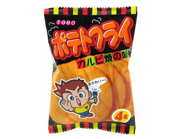Toho “Potato Frai”, Fried Potato Snack, BBQ Sauce, 11g