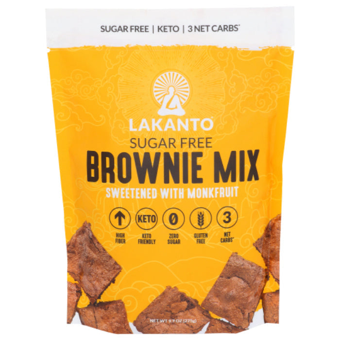 Lakanto – Brownie Mix, 9.71 Oz | Pack of 8