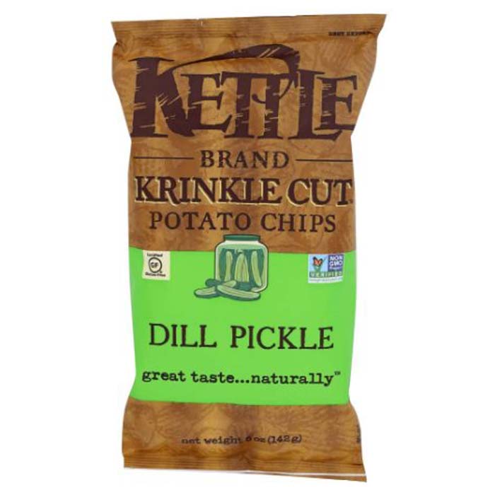 Kettle Foods – Chip Krnkl Cut Dill Pckl 5 Oz – Pack Of 15