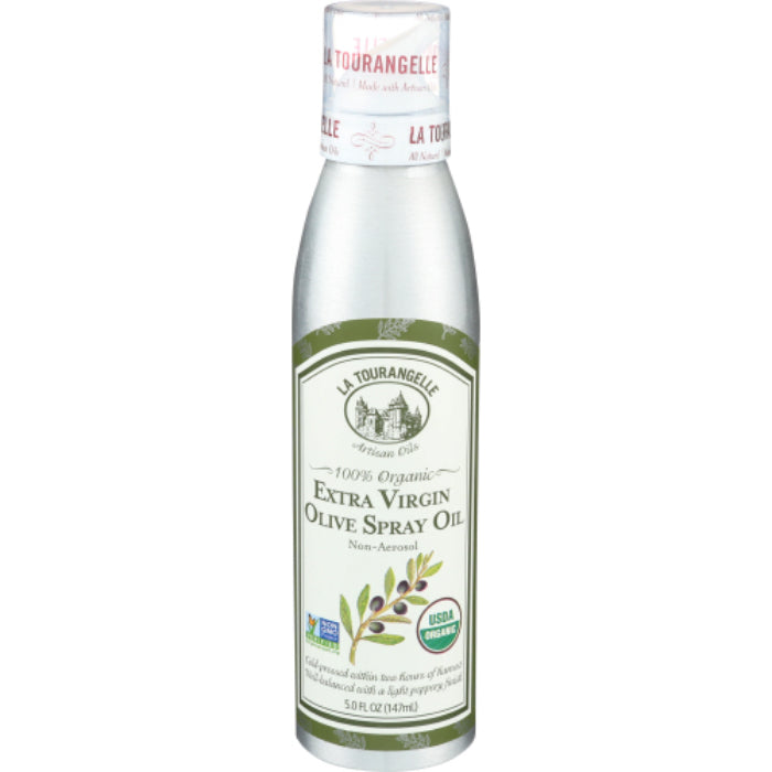 La Tourangelle – Organic Extra Virgin Olive Oil, 147 ml – Pack of 6