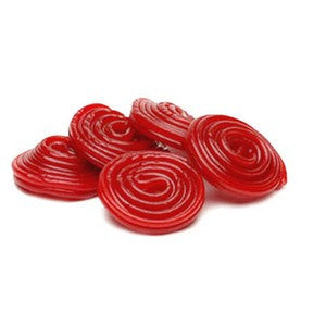 Red Licorice Wheels 1/2 lb