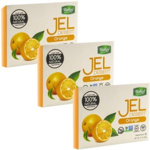 Bakol Vegan Orange Flavor Jello, 3 oz (Pack of 3)