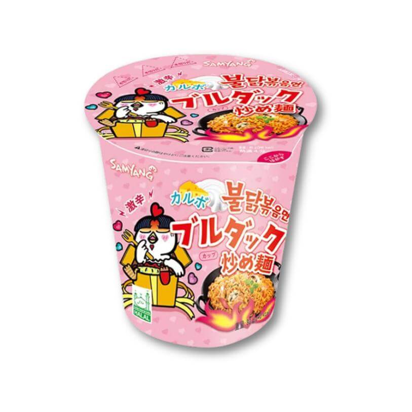 Samyang Buldak Carbonara Super Spicy Stir-fried Noodles (Cup)