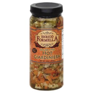 Enrico – Formella Giardiniera Hot 16 Oz – Pack of 12