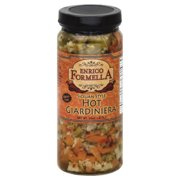 Enrico – Formella Giardiniera Hot 16 Oz – Pack of 12