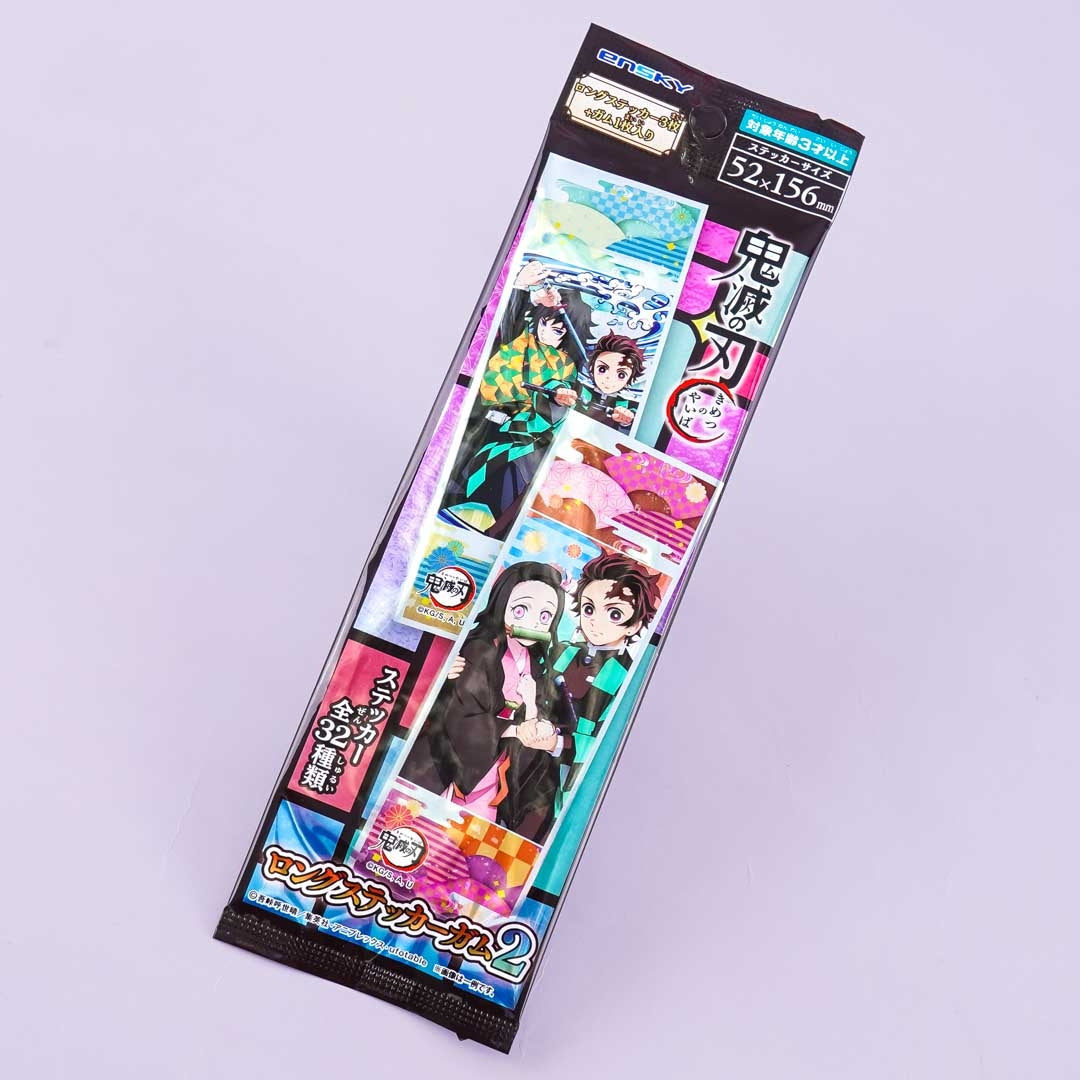 Ensky Demon Slayer Long Stickers With Gum