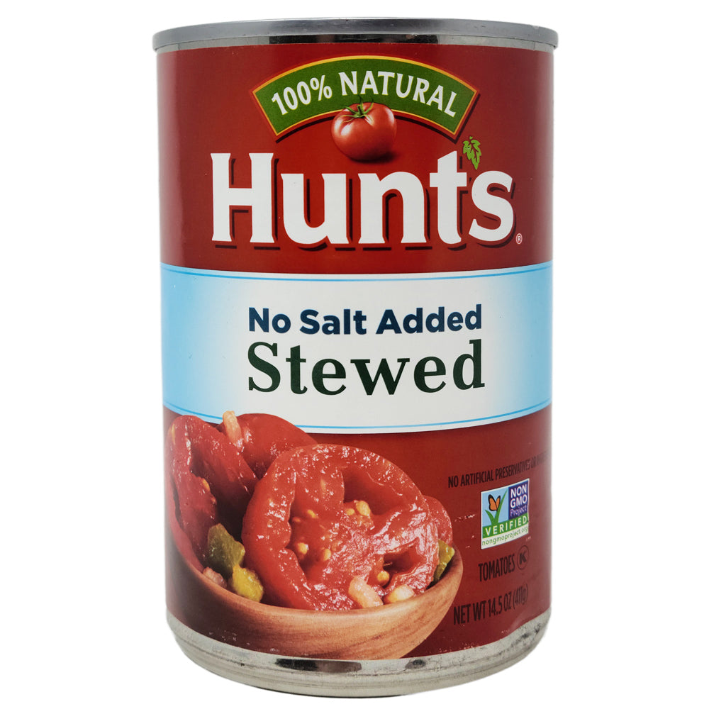 Hunts No Salt Added Stewed Tomatoes-14.5 oz