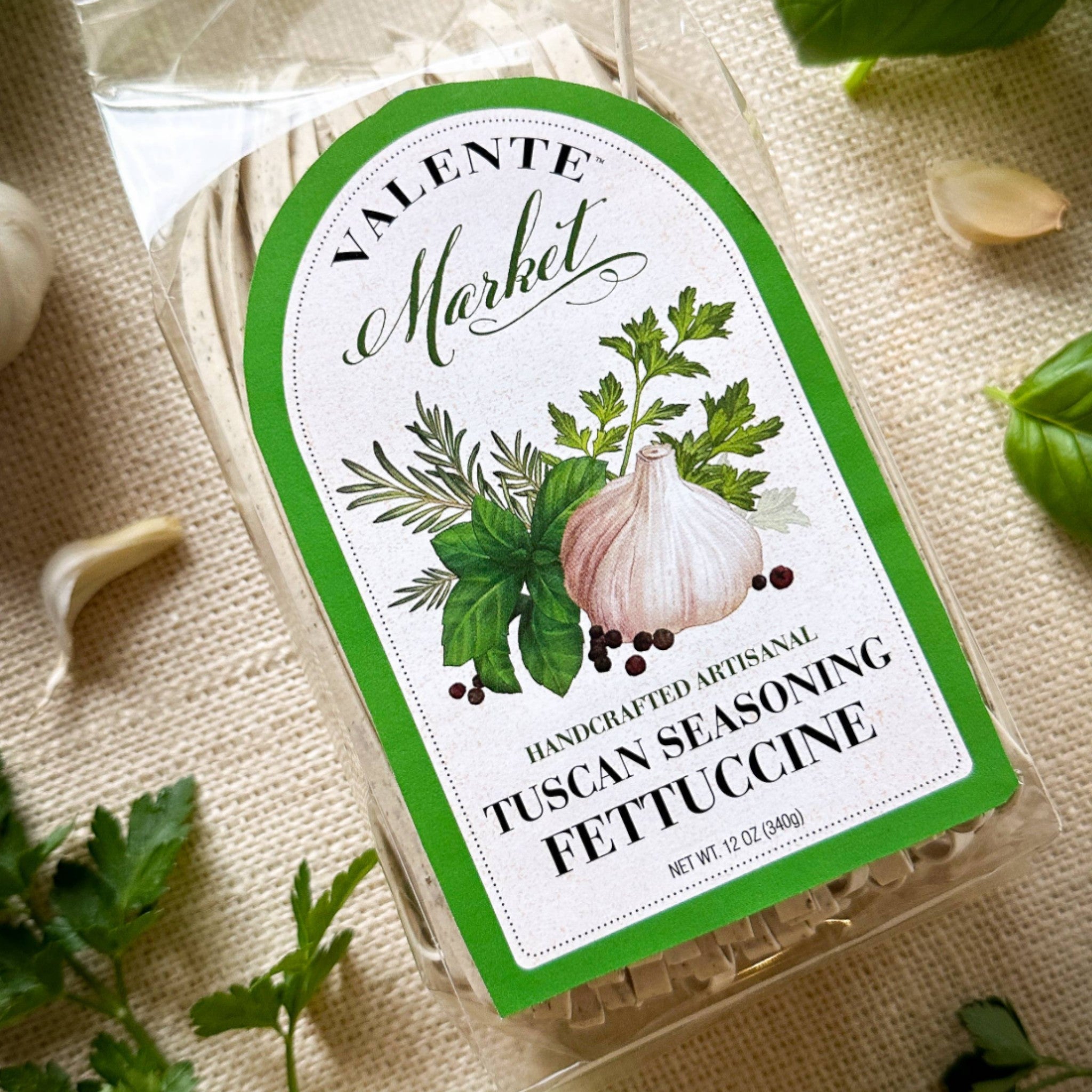 Valente Pasta – Tuscan Seasoning Fettuccine