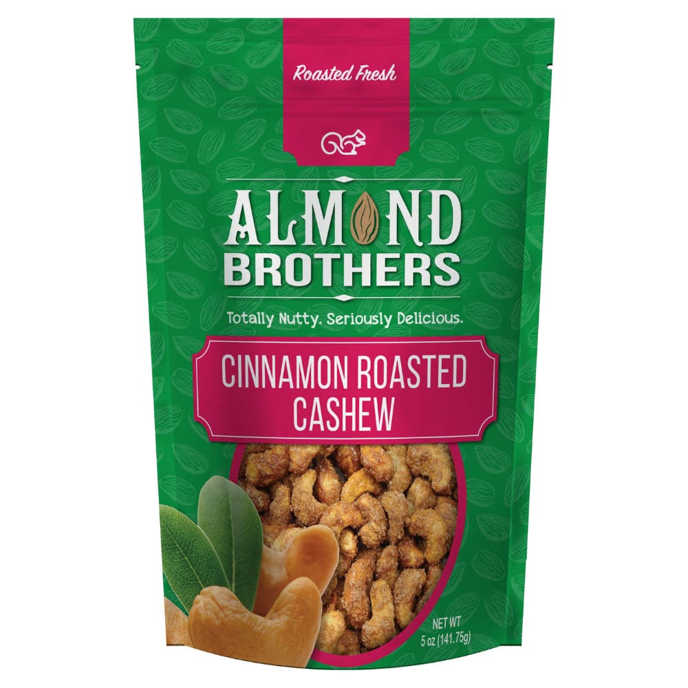 Almond Brothers – Cinnamon Roasted Cashews, 5 Oz