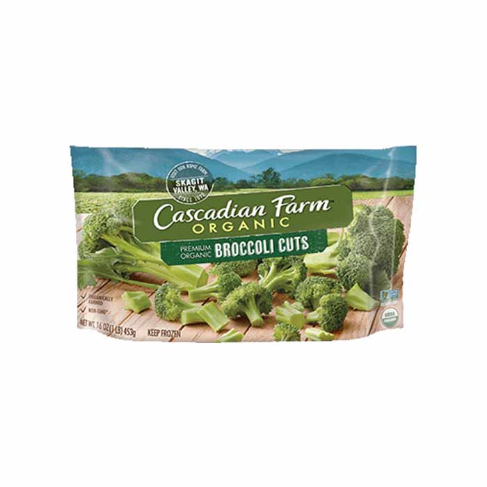 Cascadian Farm – Frozen Broccoli Cuts, 16oz | Pack of 12