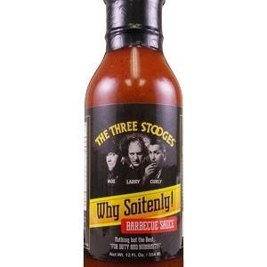Three Stooges Why Soitenly Vidalia Onion Barbecue Sauce, 12oz.