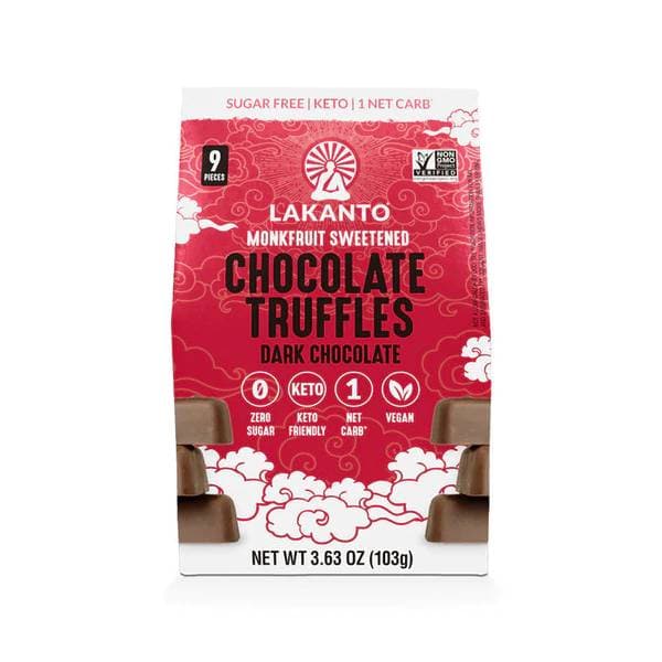LAKANTO Dark Chocolate Truffles – Rich & Sugar-Free Indulgence