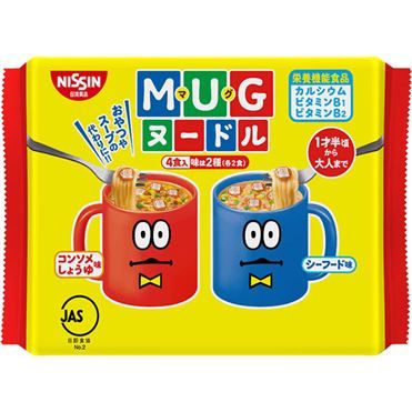 Nissin “MUG Noodle” 2 Flavors, Instant Ramen, 94g