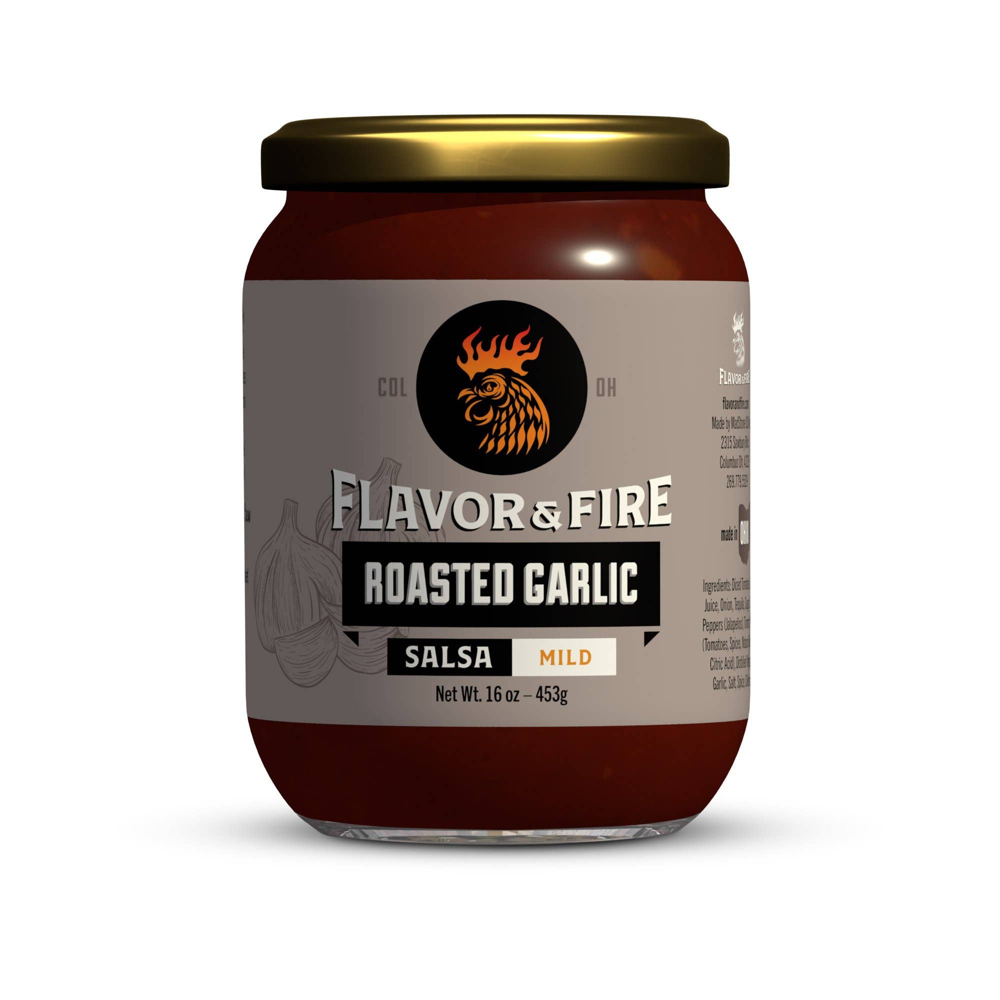 Flavor & Fire – Roasted Garlic Salsa