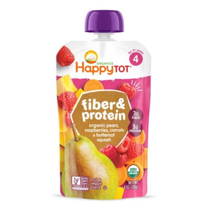 Happy Tot- Stage4 Pear Raspberry Butternut Org 4 Oz – Pack Of 16