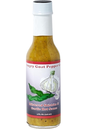 Angry Goat Pepper Co. Blistered Shishito & Garlic Hot Sauce, 5oz.