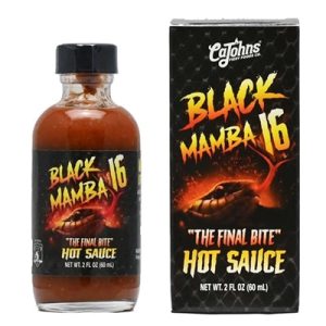 Hot Sauce Black Mamba 16 Fatal Bite heat 10+++