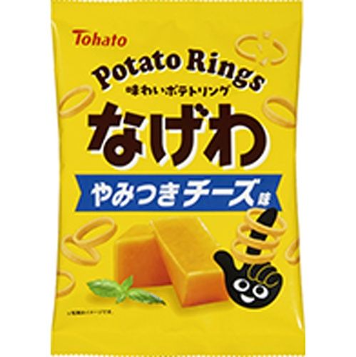 Tohato, “Nagewa”, Ring-shaped Potato Snack, Cheese flavor, 57g