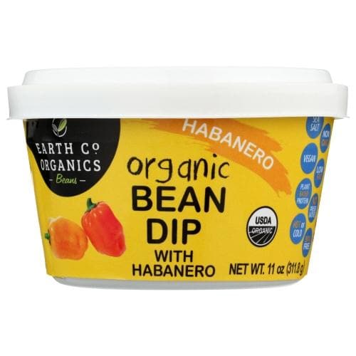 Earth Co. Organic – Bean Dip Habanero, 11 Oz | Pack of 6