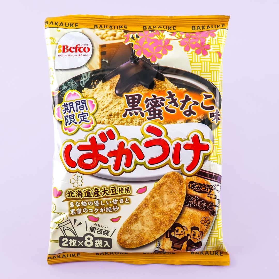 Befco Kuriyama Bakauke Rice Crackers – Kuromitsu Kinako