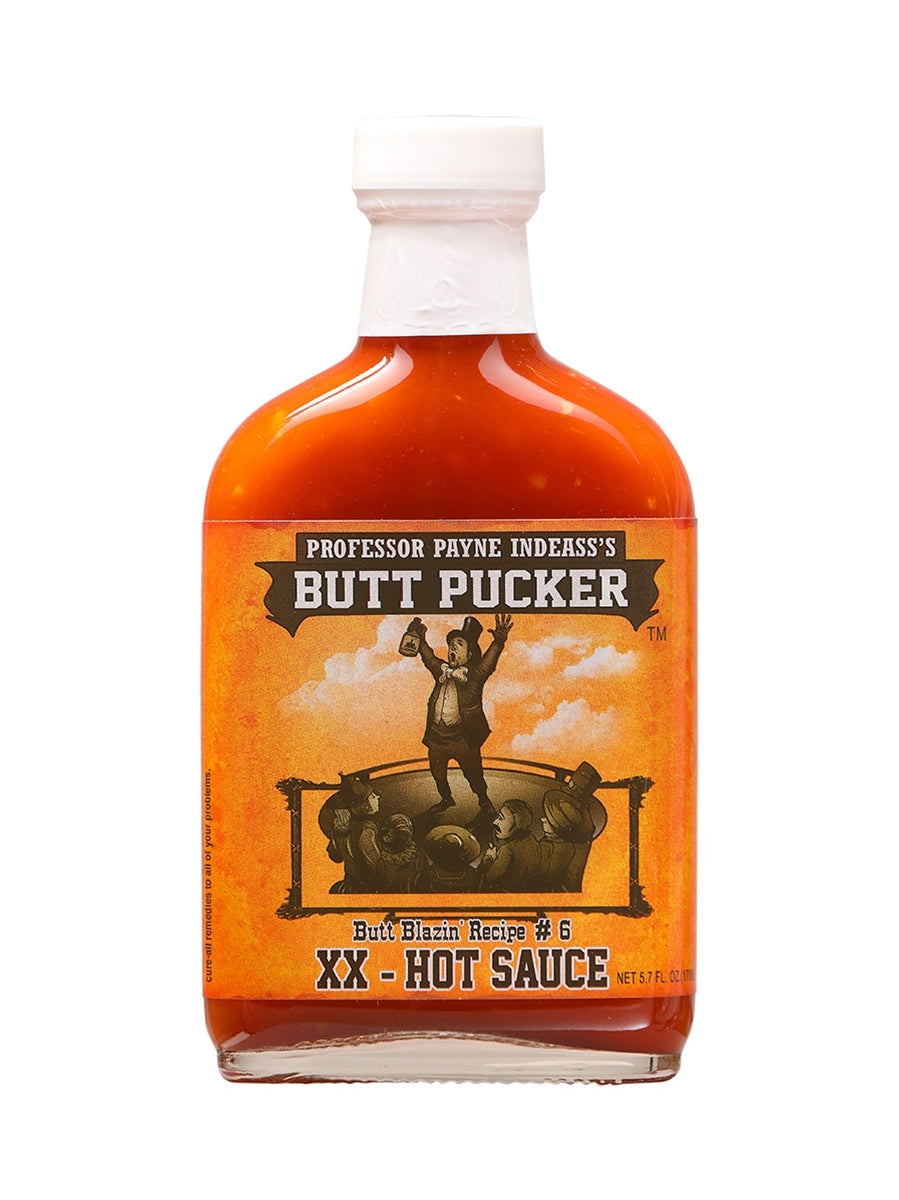 Hot Sauce Butt Pucker Professor Payne Indeass’s Butt Blazin #6 XX 5.7