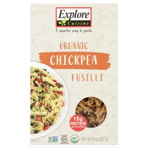 Explore Cuisine – Chickpea Fusilli Pasta, 8oz