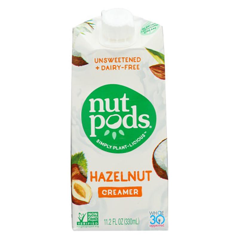 Nutpods – Unsweetened Dairy-Free Creamer Hazelnut 11.2 FO – Pack of 12