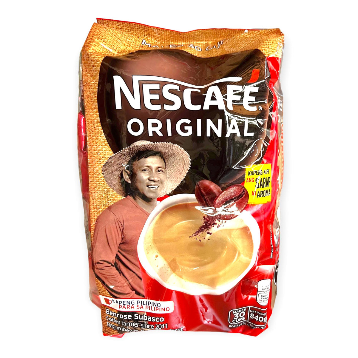 Nescafe – Original Coffee Mix – Kapeng Pilipino – 30 Pack Sachet Servings – 840 G