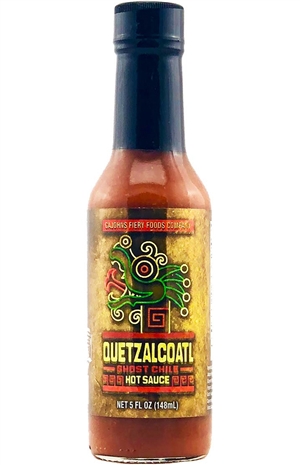 CaJohn’s Quetzalcoatl Ghost Chile Hot Sauce, 5oz.